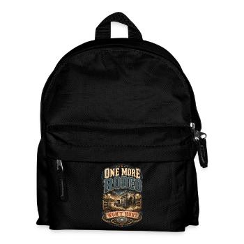 Rodeo American One More Rodeo Wont Hurt - Kids' Backpack - black - Front