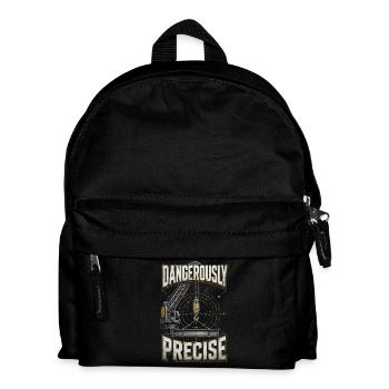 Opérateur de grue Opérateur de grue dangereusement précis - Sac à dos Enfant - noir - Devant