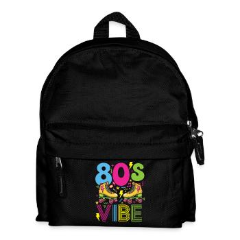 Fête nostalgique rétro des années 80 - Sac à dos Enfant - noir - Devant
