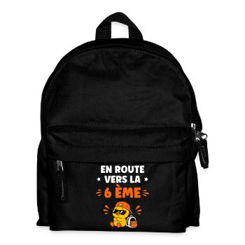En Route Vers la 6e - Sac à dos Enfant - noir - Devant
