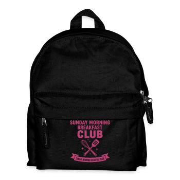 Breakfast Sunday Morning Breakfast Club Brunch - Kids' Backpack - black - Front