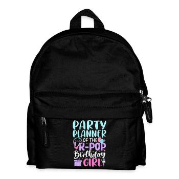 Makeup Artist of The K-Pop Birthday Girl - Kids' Backpack - black - Front