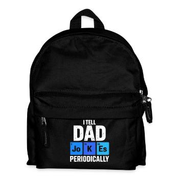 Dad Periodic Jokes Tee - Kids' Backpack - black - Front