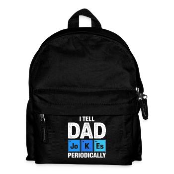 Dad Jokes Periodically - Kids' Backpack - black - Front