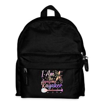 Kayak en canoë - Je suis le kayakiste génial - Sac à dos Enfant - noir - Devant