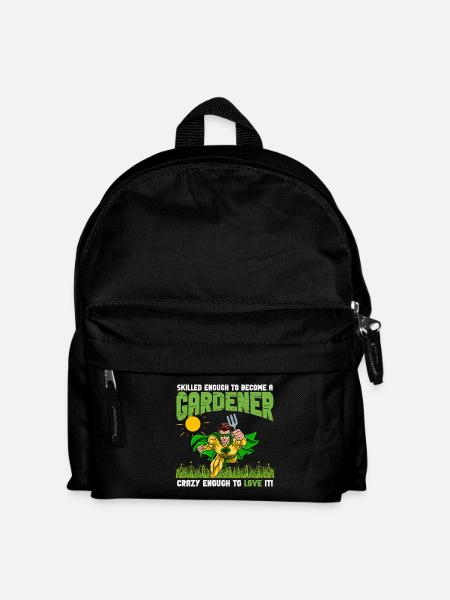 Superhelden-Gärtner - Kinder Rucksack - Schwarz