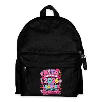Kita Abgängerin 2026 süße Legende - Kinder Rucksack - Schwarz - Vorne