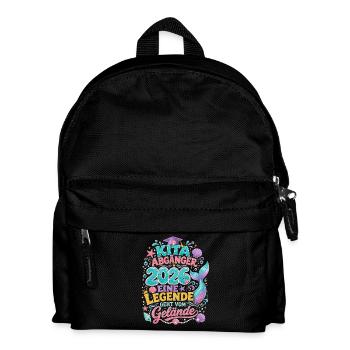 Kita Abgängerin 2026 Meerjungfrauenlegende - Kinder Rucksack - Schwarz - Vorne
