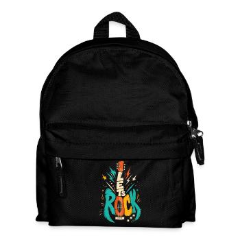 Rock Guitar Burst Artwork - Kids' Backpack - black - Front