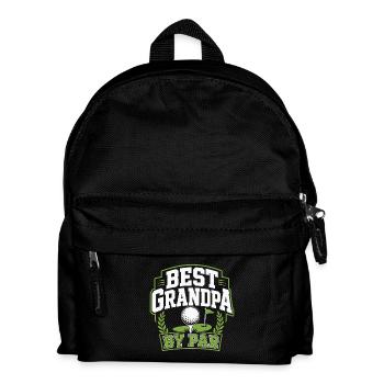 Best Grandpa By Par Golf Quote - Kids' Backpack - black - Front