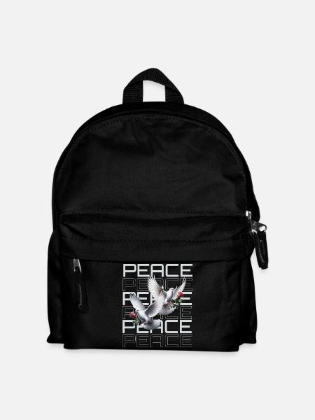 Peace - Kids' Backpack - black