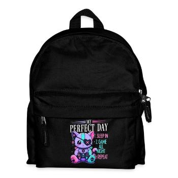 Pastel Goth Soft Goth Gaming Gamer - Kids' Backpack - black - Front