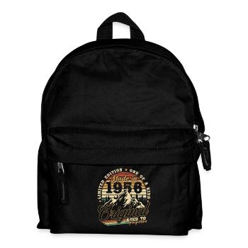 1956 Jahrgang Vintage Geburtstag Geschenk Retro   - Kinder Rucksack - Schwarz - Vorne