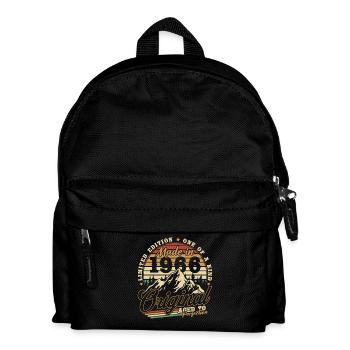 1966 Vintage Vintage Birthday Gift Retro - Kids' Backpack - black - Front