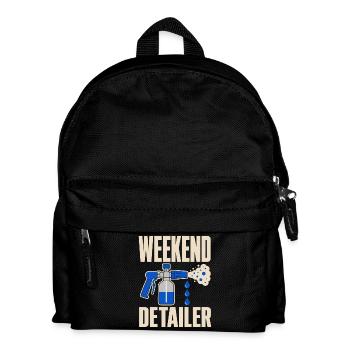Garage Detailer Car Detailing Car Detailer - Kids' Backpack - black - Front