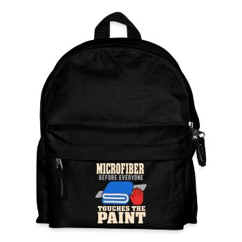Garage Detailer Car Detailing Car Detailer - Kids' Backpack - black - Front