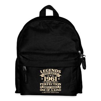 Né en 1961 Simplement unique - Sac à dos Enfant - noir - Devant