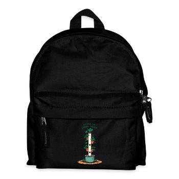 Hydro-Pflanzen-Turm - Kinder Rucksack - Schwarz - Vorne