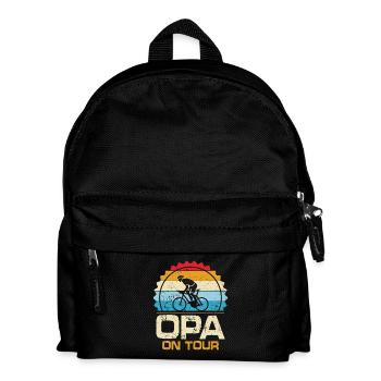 Grandpa On Tour - Kids' Backpack - black - Front
