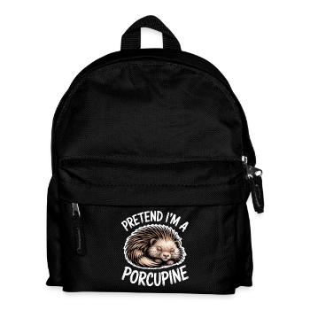 Don des proverbes du porc-épic - Sac à dos Enfant - noir - Devant