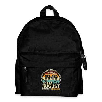 Cadeau du 77e anniversaire Mari Original 1949 août - Sac à dos Enfant - noir - Devant