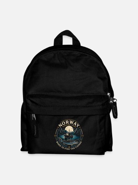 Norway Fishing Tour - Kinder Rucksack - Schwarz