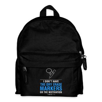 Pas de repères, pas de motivation - Sac à dos Enfant - noir - Devant