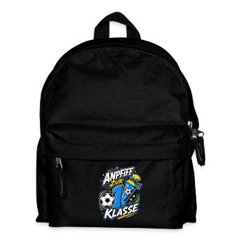 Anpfiff Zur 1. Klasse - Kinder Rucksack - Schwarz - Vorne
