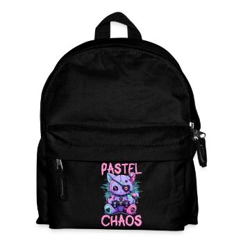 Pastel Goth Soft Goth Gaming Gamer - Kids' Backpack - black - Front