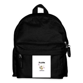 Putzfee  - Kinder Rucksack - Schwarz - Vorne