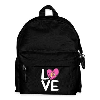 Langue des signes sourd sourd - Sac à dos Enfant - noir - Devant