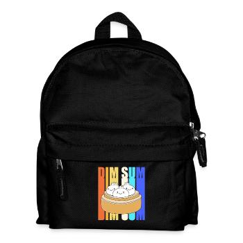 Dim sum - Kids' Backpack - black - Front