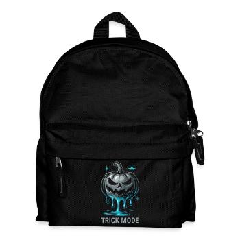 Trick-Modus-Kürbis - Kinder Rucksack - Schwarz - Vorne