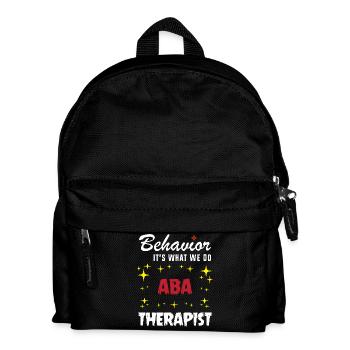 Verhaltenstherapie Therapie Verhalten - Kinder Rucksack - Schwarz - Vorne