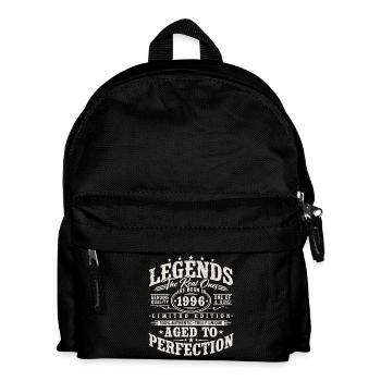 1996 Jahrgang geboren Legenden Vintage Geburtstag - Kinder Rucksack - Schwarz - Vorne