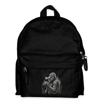 Bigfoot, Pusteblume, Löwenzahn, Naturliebhaber - Kinder Rucksack - Schwarz - Vorne