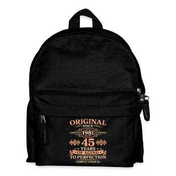 Original since 1981 Birthday 45 Years - Kids' Backpack - black - Front