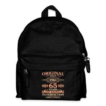 Original since 1961 Birthday 65 Years - Kinder Rucksack - Schwarz - Vorne