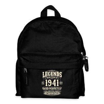 85. Geburtstag Geschenk Mann 1941 Vintage Retro - Kinder Rucksack - Schwarz - Vorne