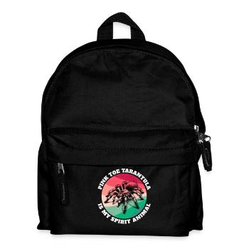 Pinktoe Rosafuss Tarantula Sayings - Kids' Backpack - black - Front