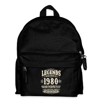  46. Geburtstag Geschenk Mann 1980 Vintage Retro - Kinder Rucksack - Schwarz - Vorne