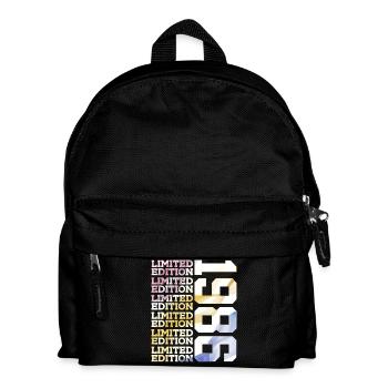 LIMITED EDITION 1986 - 40 JAHRE - 40. GEBURTSTAG - Kinder Rucksack - Schwarz - Vorne