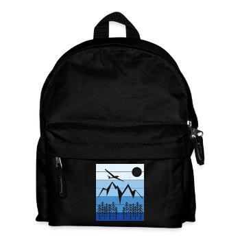 Glider Landscape Design - Kids' Backpack - black - Front