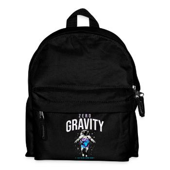 Zero Gravity Astronaut Earth Space - Kids' Backpack - black - Front