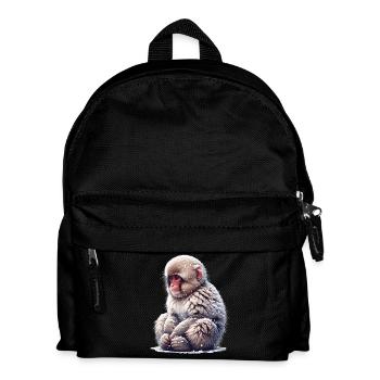 Snow Monkey - Kids' Backpack - black - Front