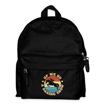 Hobby Horse Rider Up We Go English Riding Horse - Kids' Backpack - black - Front