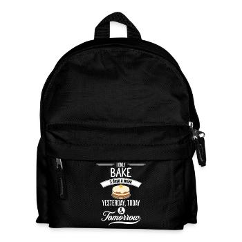 Funny Baking Quote - Kids' Backpack - black - Front