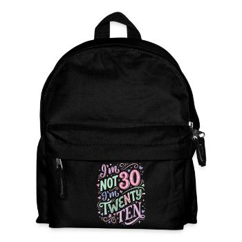 I'm not 30 Im 20 Ten Birthday - Kids' Backpack - black - Front