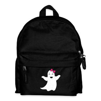 Ghost girl with pink bow - Kids' Backpack - black - Front