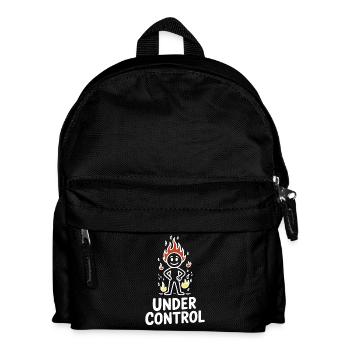 Under Control Fire Figure - Kids' Backpack - black - Front